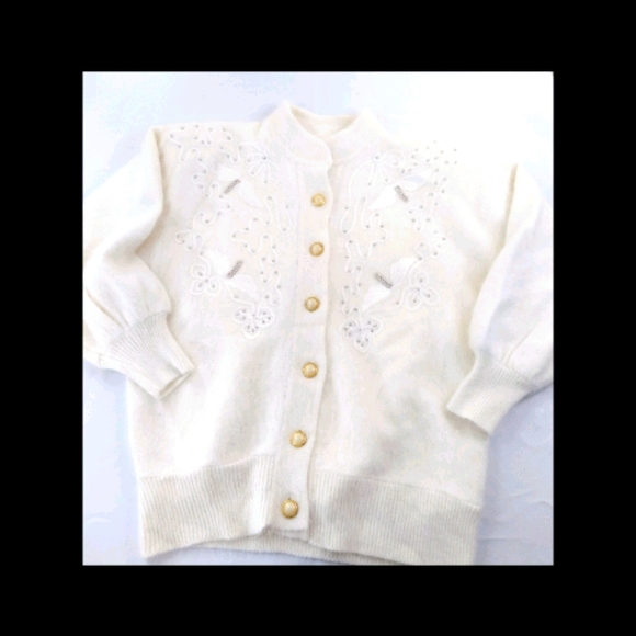 NWT Vintage Creatore Angora/lambs wool Sweater M - Picture 1 of 10